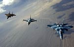 F-15 Eagle and F-16 Fighting Falcon