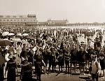 Atlantic City Beach, Steeplechase Pier, tourists, New Jersey
