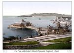 The Pier, with Drake's Island, Plymouth, England
