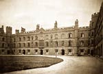 Trinity College, New Court, Cambridge Victorian Britain, old pho