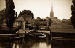 Norwich. Pulls Ferry and Cathedral