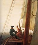 Sailing ship Caspar David Friedrich