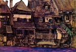 Houses on the Moldau, Krumau Egon Schiele