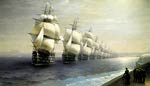 Parade of the Black Sea Fleet in 1849 Ivan Aivazovsky