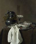 Still Life with a Pewter Flagon and Two Ming Bowls Jan Jansz. Tr