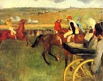 The Racecourse, Amateur Jockeys Edgar Degas
