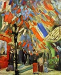 The Fourteenth of July Celebration in Paris 1886 Van Gogh
