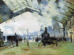 Arrival of the Normandy Train, Gare Saint-Lazare Monet
