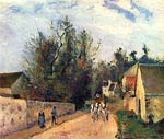 Stagecoach to Ennery Camille Pissarro