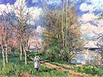 The small meadows in spring Alfred Sisley