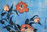 Poppies, Flowers Katsushika Hokusai