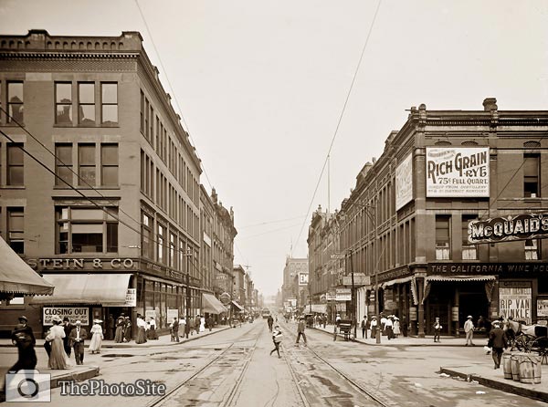 Seventh Street Cedar Street - St. Paul Minnesota 1905 - Click Image to Close