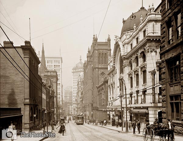 Sixth Ave Pittsburgh Pennsylvania 1908 - Click Image to Close