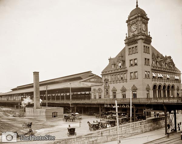 Richmond, Virginia Main St. Railroad Station 1900's - Click Image to Close