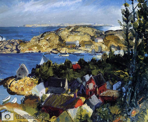 Matinicus fom Mr. Ararat by George Bellows - Click Image to Close