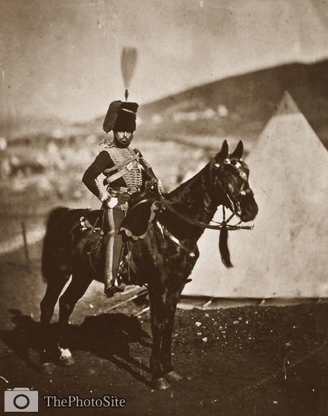 Cornet Wilkin, 11th Hussars Crimean War 1855 - Click Image to Close