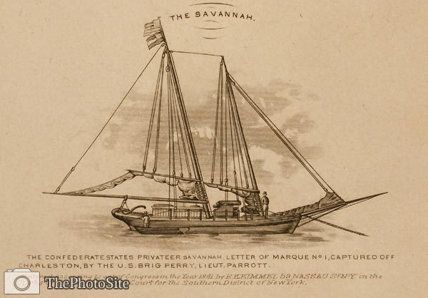 Confederate ship The Savannah - Click Image to Close