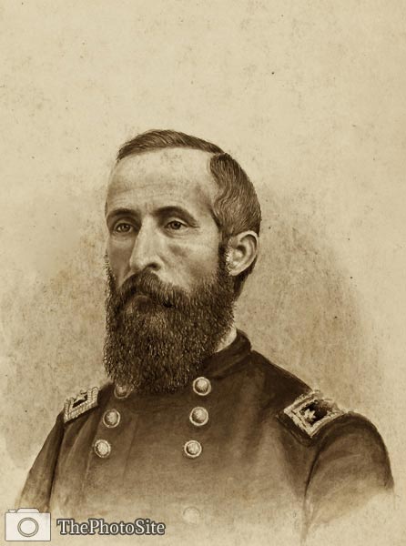 Drawing of an unknown general American Civil War - Click Image to Close