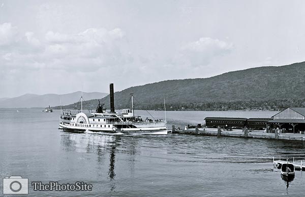 Horicon sidewheeler steam boat Lake George, New York 1904 - Click Image to Close