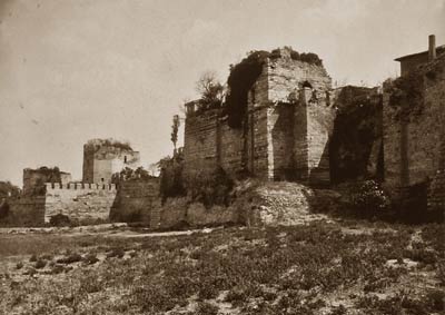 Tekfur Saray? palace Constantinople Turkey 1880's