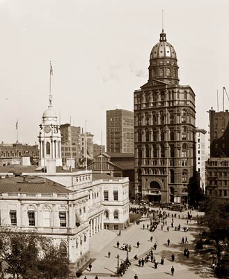 City Hall, World Building, New York Newspaper industry