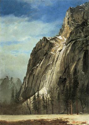 Cathedral Rocks, Yosemite Albert Bierstadt