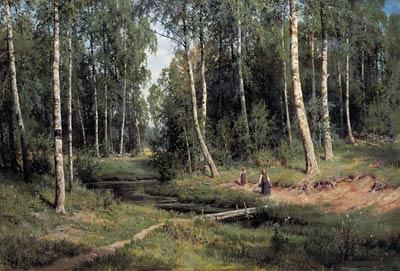 In the Birch Tree Forest Ivan Ivanovich Shishkin