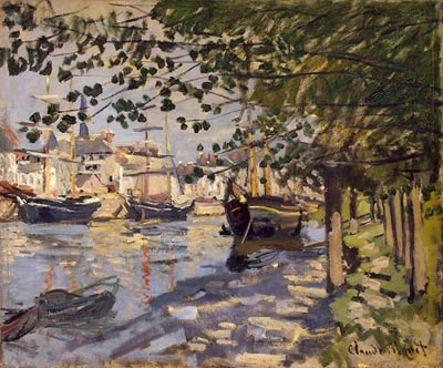 Seine at Rouen Claude Monet