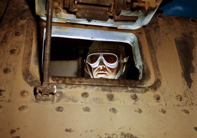 Tank driver, Fort Knox, Kentucky 1942
