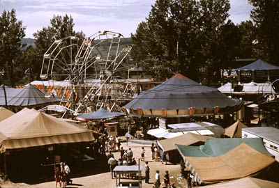 Vermont state fair, side shows. September 1941