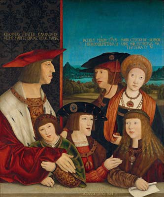 Emperor Maximilian I with His Family