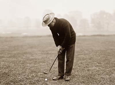 Charles. H. Seely playing golf, Baltusrol