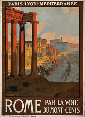 Roman Forum at dawn - Mont-Cenis - poster