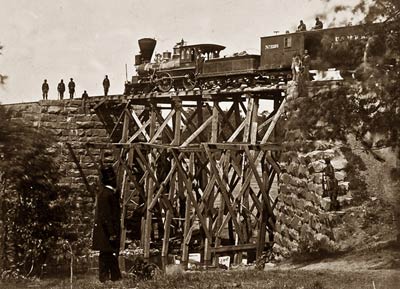 Bridge on Orange and Alexandria (Virginia) Railroad Civil War 18