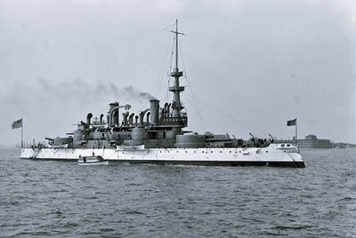 USS Indiana American Battleship 19th century