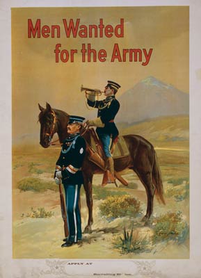 Men wanted for the army US WWI Poster