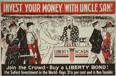 Invest your money with Uncle Sam - WWI Poster