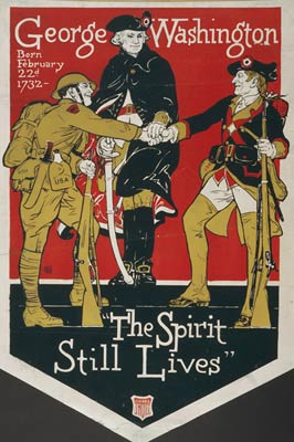 George Washington The spirit still lives - World War I Poster