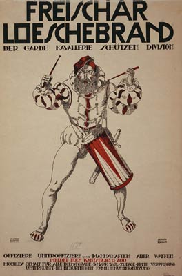 Join the Freischar Loeschebrand German World War I Poster