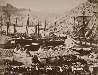Cossack Bay, Balaklava harbor ship from Crimean War