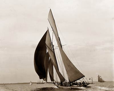 Colonia Schooner, Yacht July 24th 1897.