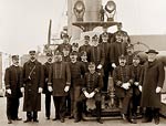 U.S.S. Brooklyn, Captain Francis Augustus Cook and officers