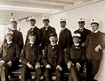 USS Solace Hospital Ship. Apothecaries and nurses 1898
