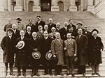 1920's congress members on steps of US Capitol