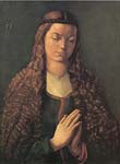 The open furlegerin with hair 1497, Albrecht Durer