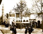Pavilions of Morocco on "a street in Cairo", Paris Exposition, 1