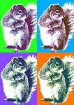 Squirrel Animal Pop Art