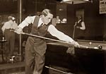 Jerome Keogh pool player at table