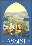 Assisi. Holiday Tourist Poster