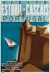 Visit Portugal Estoril - Cascais travel poster